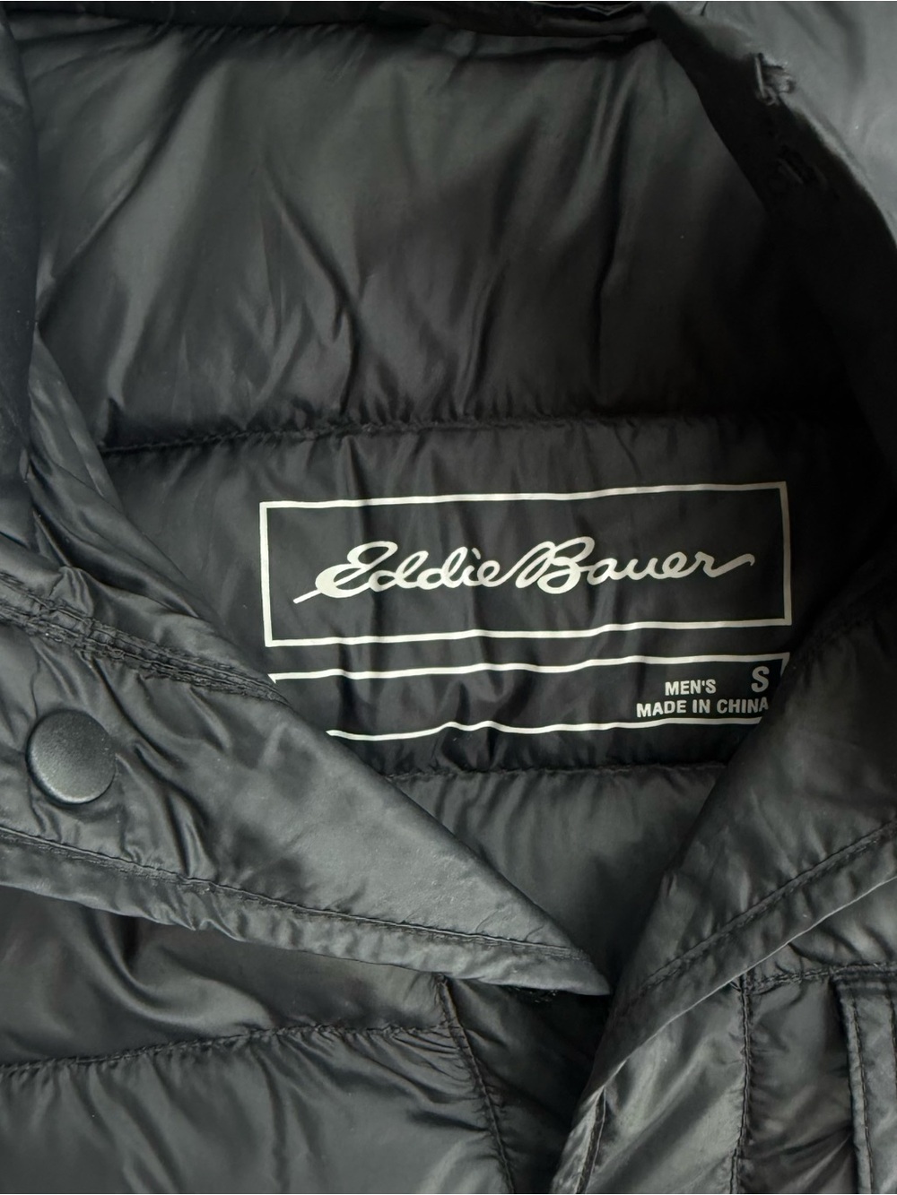 Eddie Baue Black Quilted Packable Puffer Jacket - Picture 2 of 2